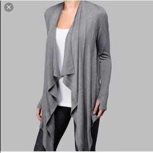 Lululemon Universal Wrap knit open front waterfall draped cardigan sweater shawl